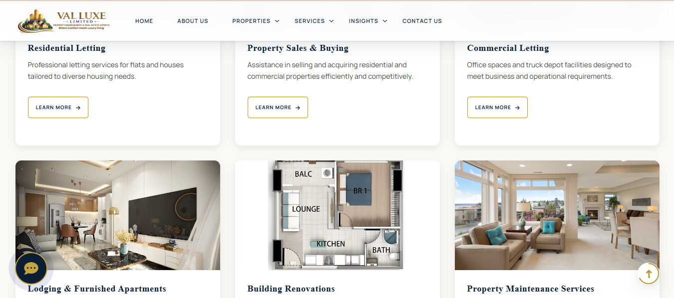 Val Luxe Limited - Nairobi Property Management & Real Estate Platform
